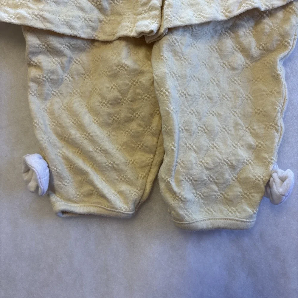 Vintage‎ McBaby 2 Piece Outfit Set 0-3 months Embroidered Flowers